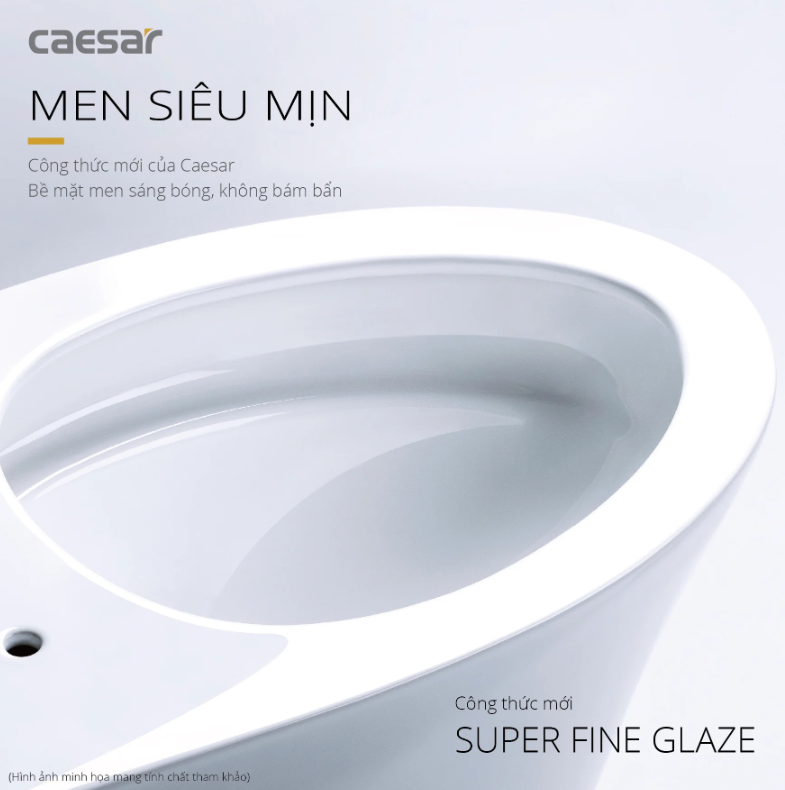 Hình ảnh bàn cầu 1 khối Caesar C1353