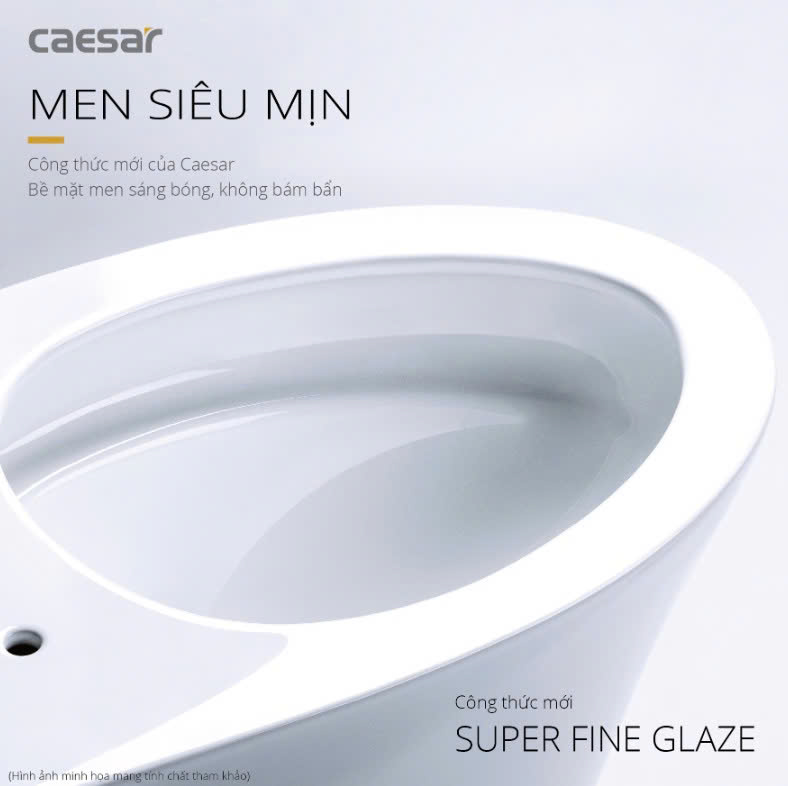 Hình ảnh bàn cầu 1 khối Caesar C1364