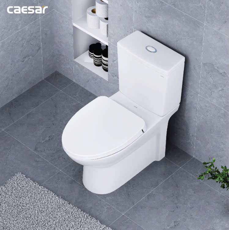 Hình ảnh bàn cầu 1 khối Caesar CD1340