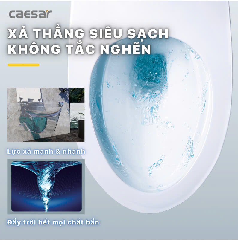 Bàn cầu âm tường Caesar CPT1505