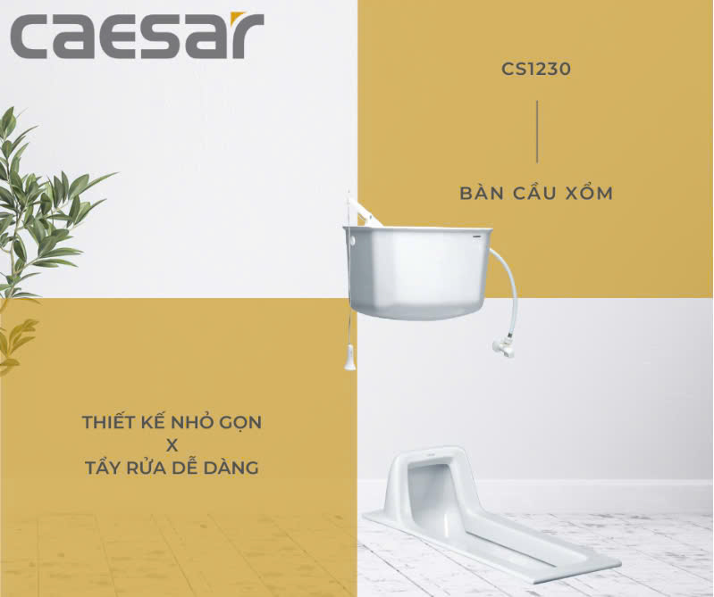 Hình ảnh bàn cầu công cộng Caesar CS1230