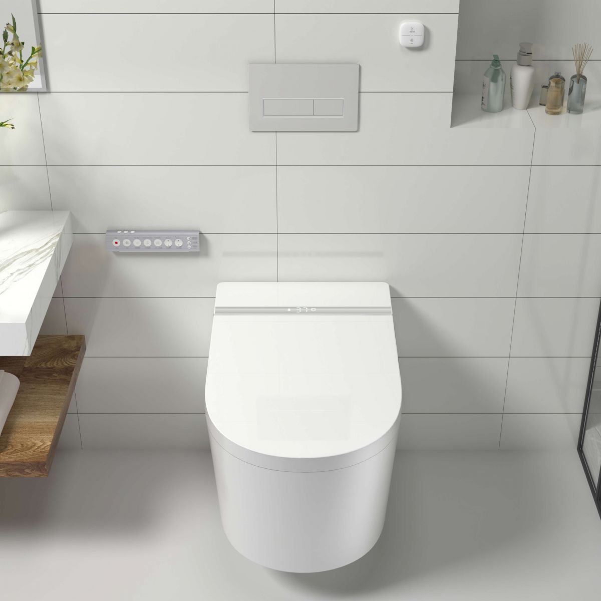 Bồn cầu thông minh treo tường D&K DK-AC944B