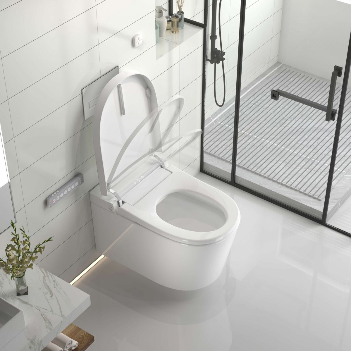Bồn cầu thông minh treo tường D&K DK-AC944B