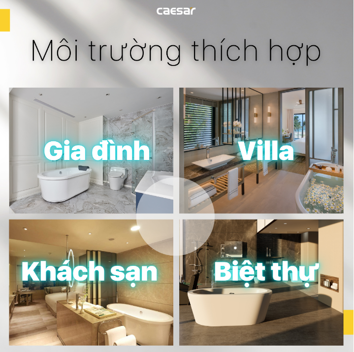 Bồn Tắm Massage Caesar