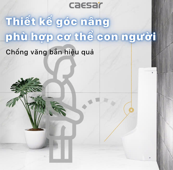 Hình ảnh bồn tiểu nam đứng Caesar UA0284