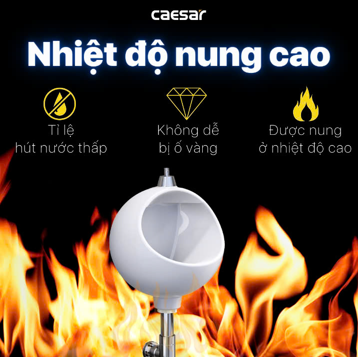 Hình ảnh bồn tiểu nam treo tường Caesar U0210