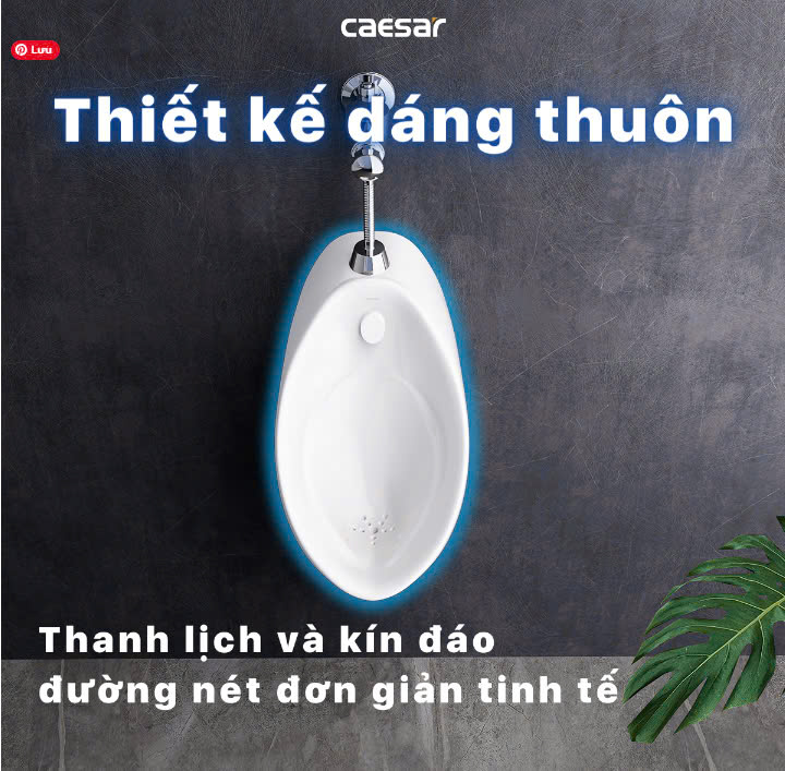 Hình ảnh bồn tiểu nam treo tường Caesar U0211