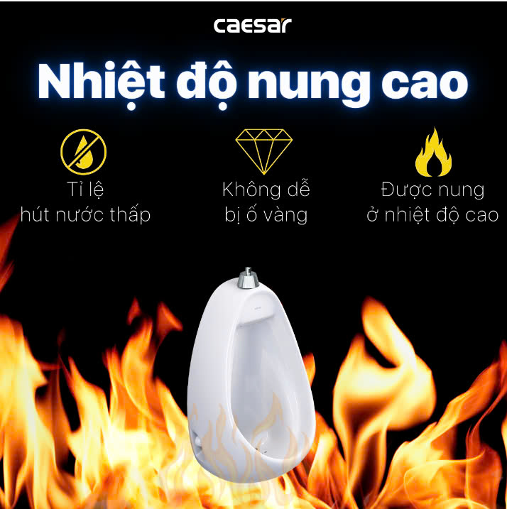 Hình ảnh bồn tiểu nam treo tường Caesar U0221