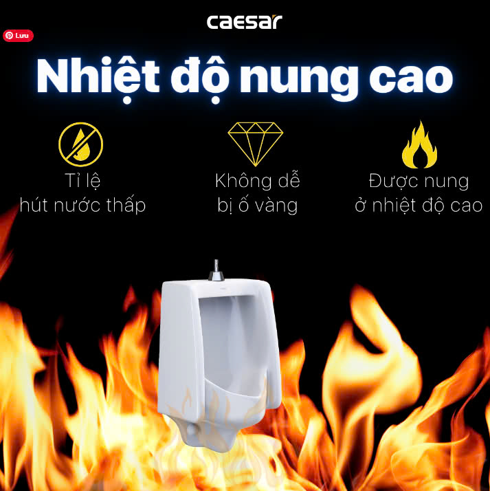 Hình ảnh bồn tiểu nam treo tường Caesar U0230