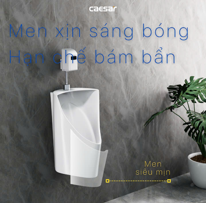 Hình ảnh bồn tiểu nam treo tường Caesar U0233