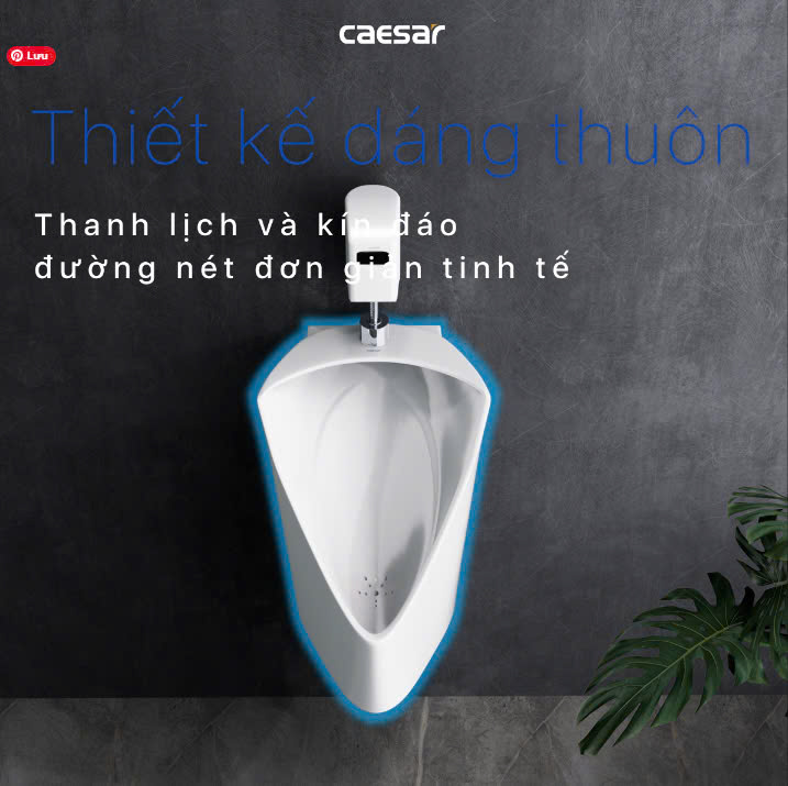 Hình ảnh bồn tiểu nam treo tường Caesar U0233