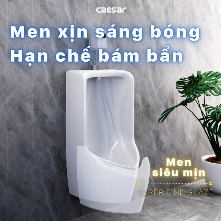 Hình ảnh bồn tiểu nam treo tường Caesar U0282