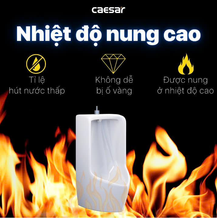 Hình ảnh bồn tiểu nam treo tường Caesar U0282