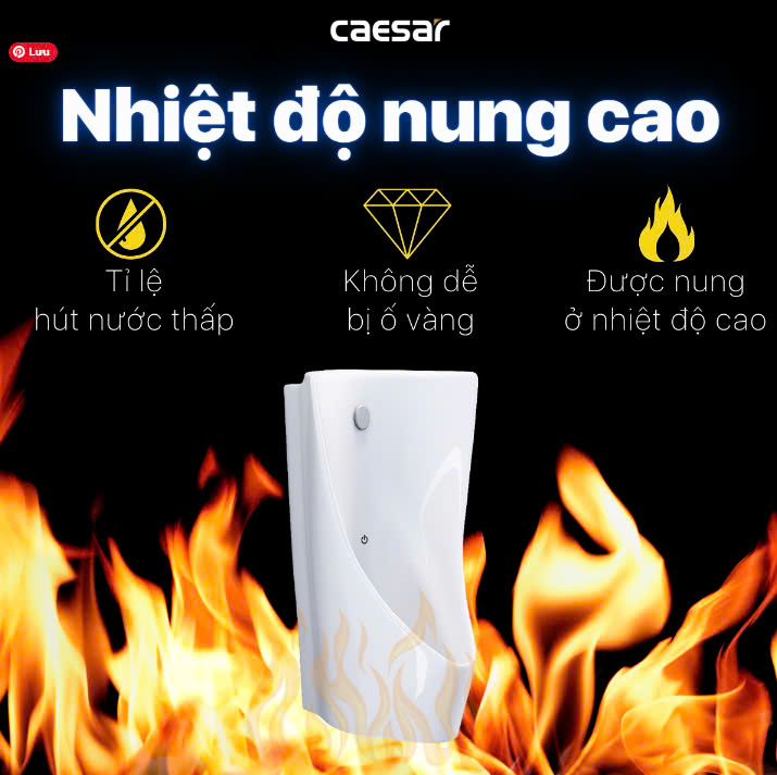 Hình ảnh bồn tiểu nam treo tường Caesar UA0234