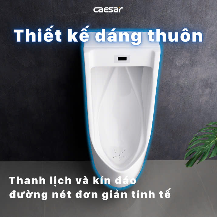 Hình ảnh bồn tiểu nam treo tường Caesar UA0283