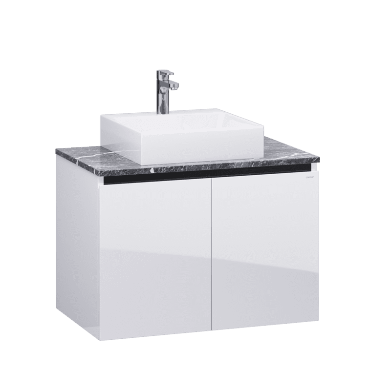 Chậu Lavabo tủ treo Caesar LF5255 + EH48001AV giá rẻ