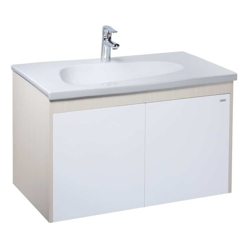 Chậu Lavabo tủ treo Caesar LF5368 + EH05368ADV cao cấp