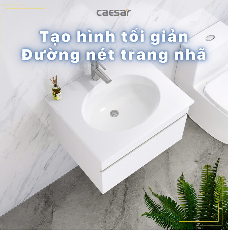 Hình ảnh Chậu rửa Lavabo dương bàn Caesar LF5024