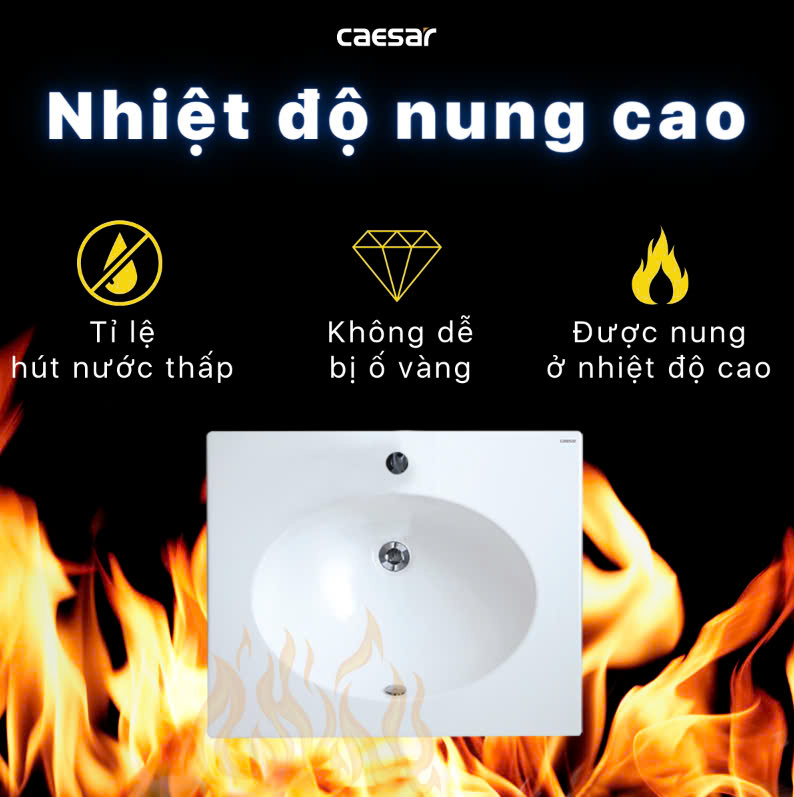 Chậu rửa Lavabo Dương Bàn Caesar LF5024