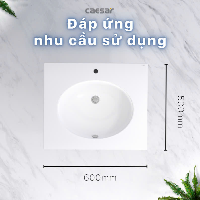 Chậu rửa Lavabo Dương Bàn Caesar LF5024