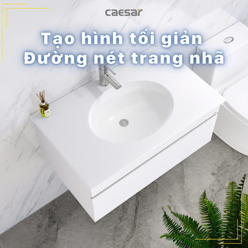 Hình ảnh Chậu rửa Lavabo dương bàn Caesar LF5026