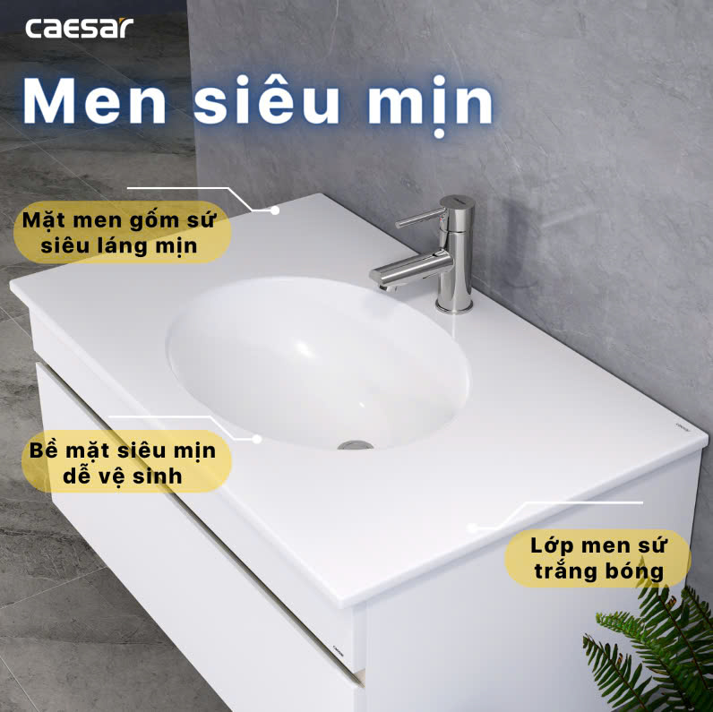 Hình ảnh Chậu rửa Lavabo dương bàn Caesar LF5026