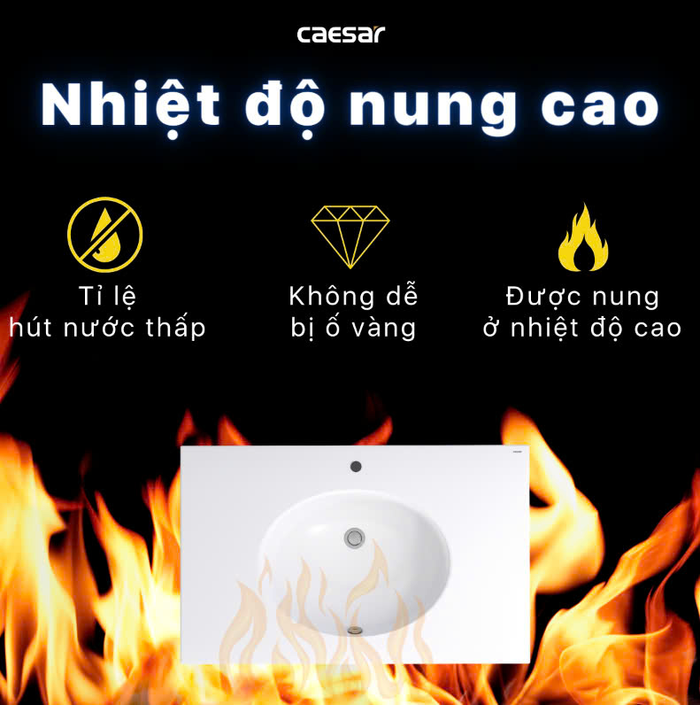 Chậu rửa Lavabo Dương Bàn Caesar LF5026