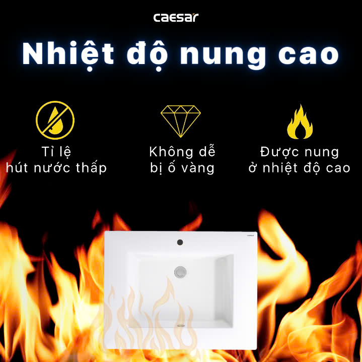 Chậu rửa Lavabo Dương Bàn Caesar LF5030
