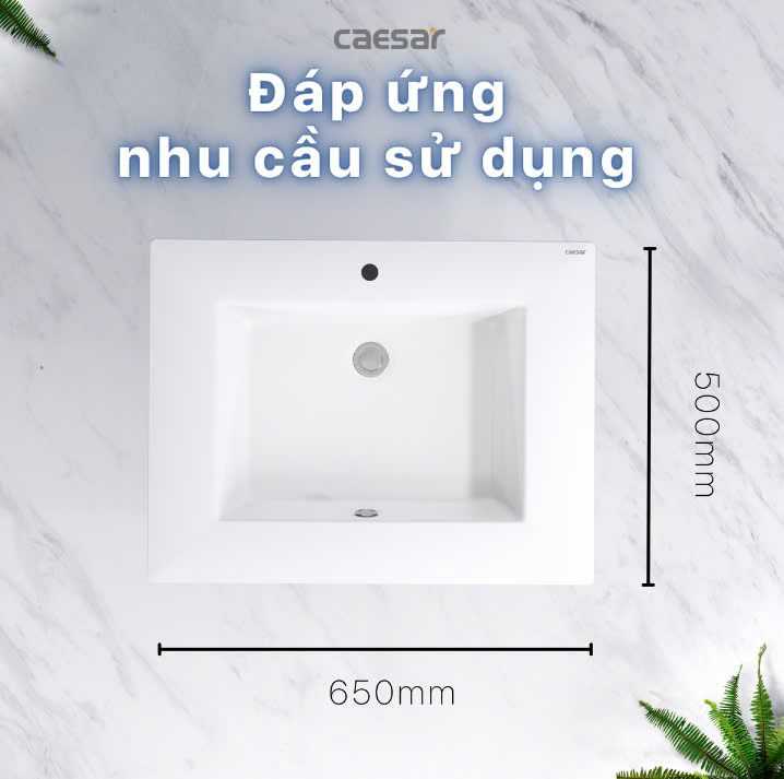 Chậu rửa Lavabo Dương Bàn Caesar LF5030