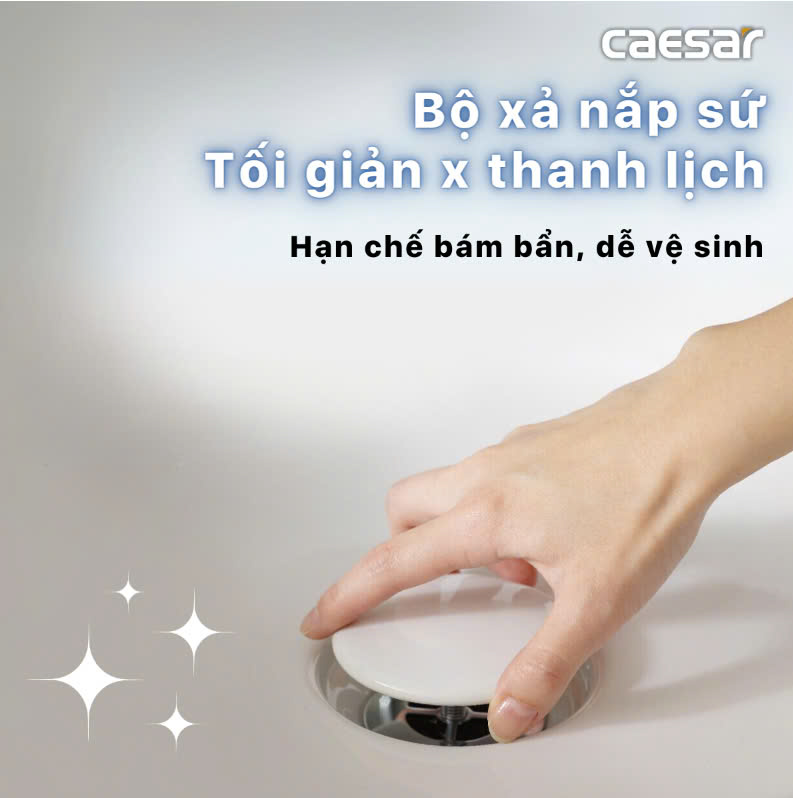 Hình ảnh Chậu rửa Lavabo dương bàn Caesar LF5038