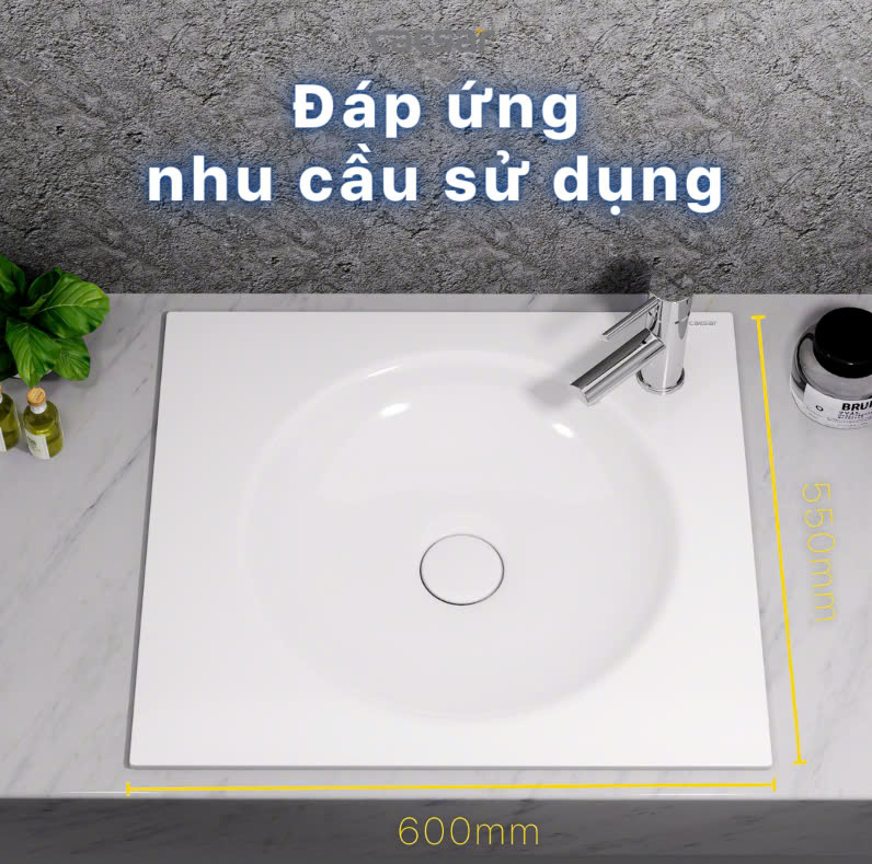 Chậu rửa Lavabo Dương Bàn Caesar LF5038