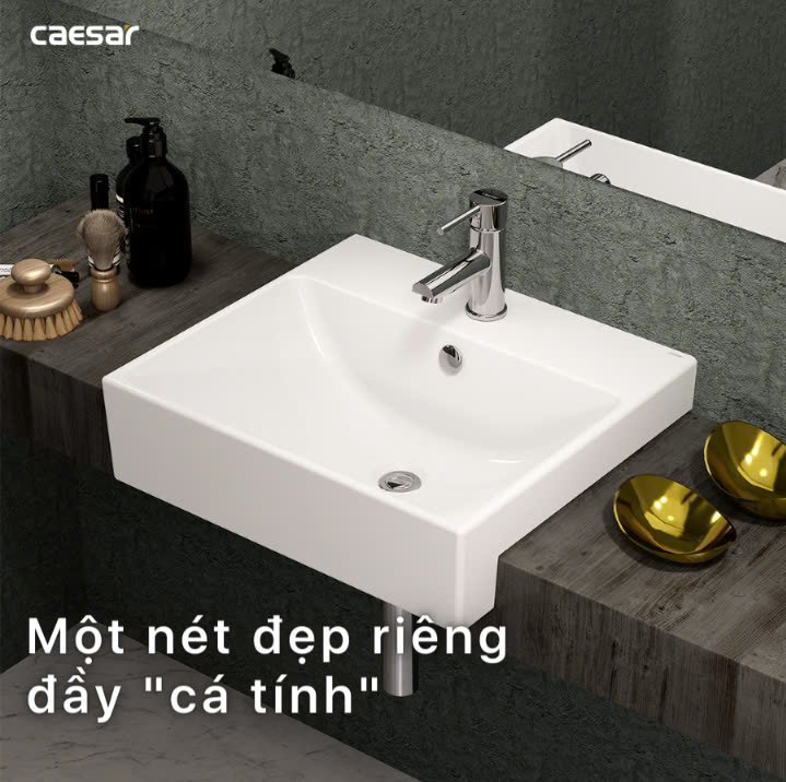 Hình ảnh Chậu rửa Lavabo dương bàn Caesar LF5301