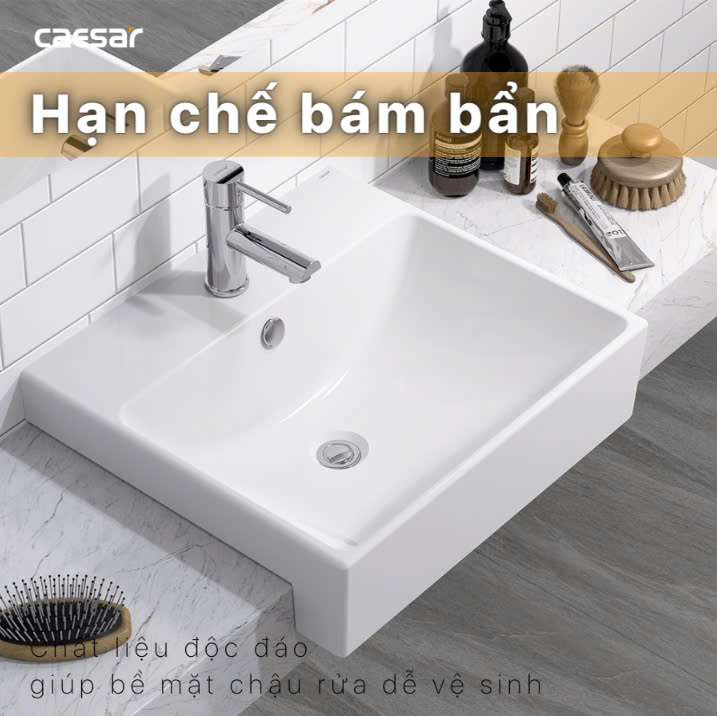 Hình ảnh Chậu rửa Lavabo dương bàn Caesar LF5301