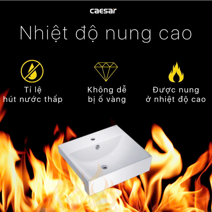 Chậu rửa Lavabo Dương Bàn Caesar LF5301