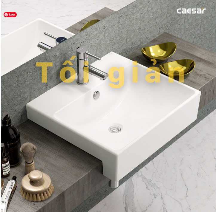 Chậu rửa Lavabo Dương Bàn Caesar LF5301