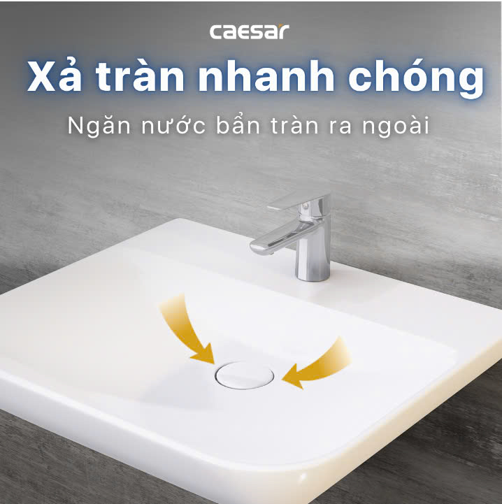 Chậu rửa Lavabo treo tường Caesar LF5370