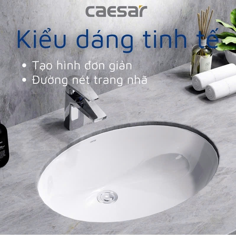 Chậu rửa Lavabo Âm Bàn Caesar L5113