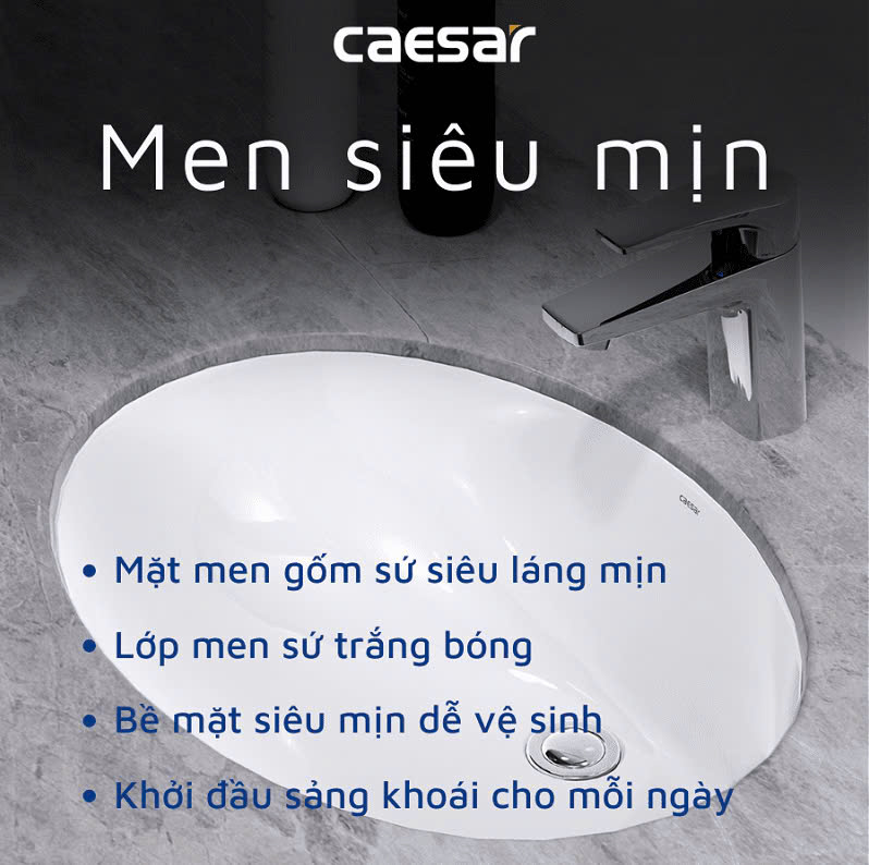 Chậu rửa Lavabo Âm Bàn Caesar L5113