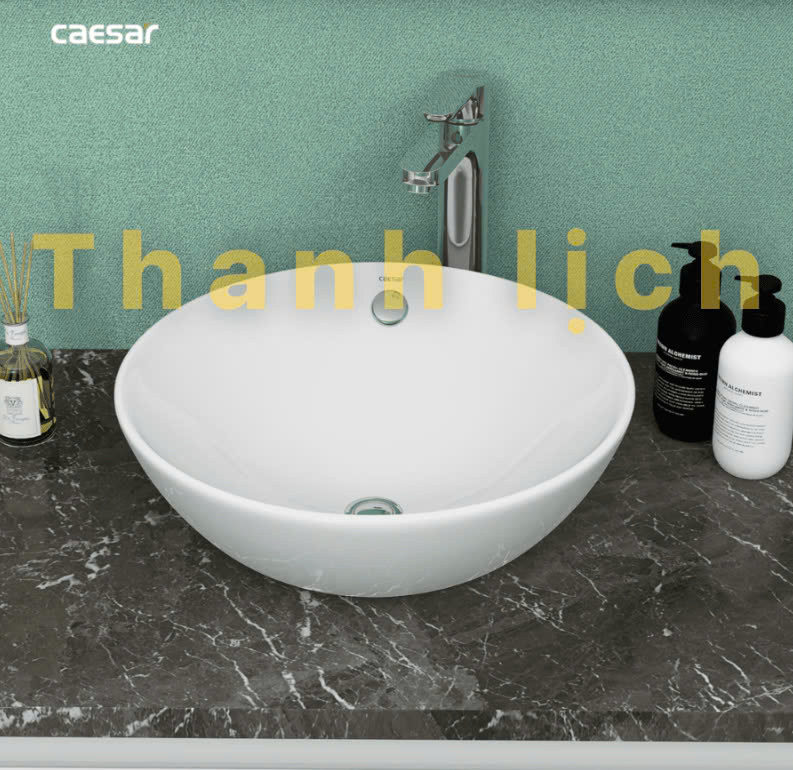 Chậu rửa Lavabo đặt bàn Caesar L5215
