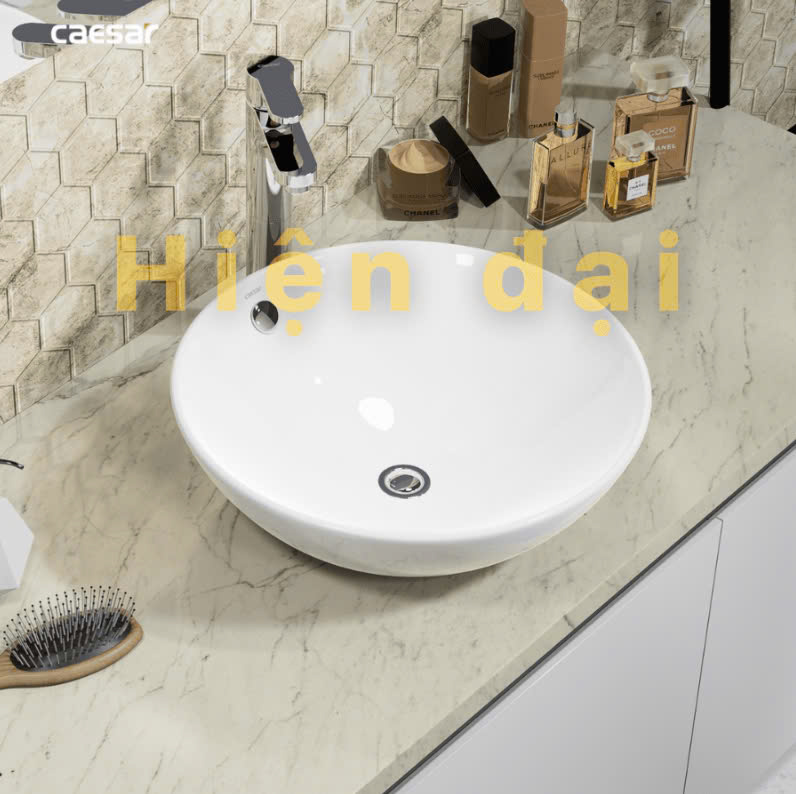 Chậu rửa Lavabo đặt bàn Caesar L5215