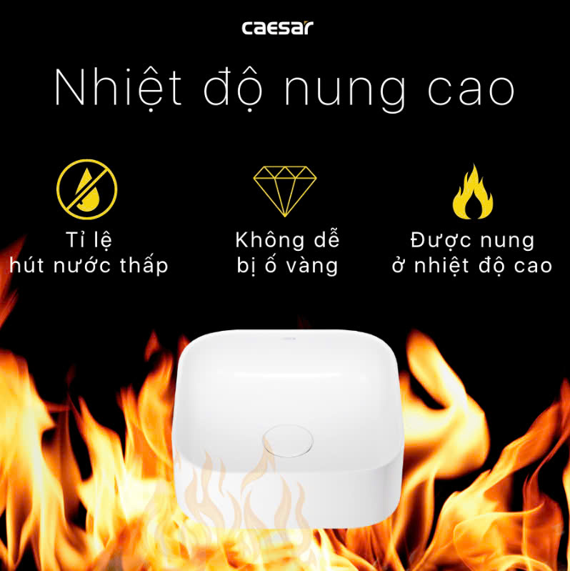 Chậu rửa Lavabo đặt bàn Caesar LF5256