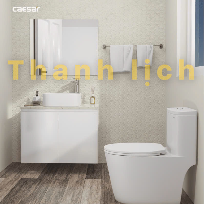 Chậu rửa Lavabo đặt bàn Caesar LF5256