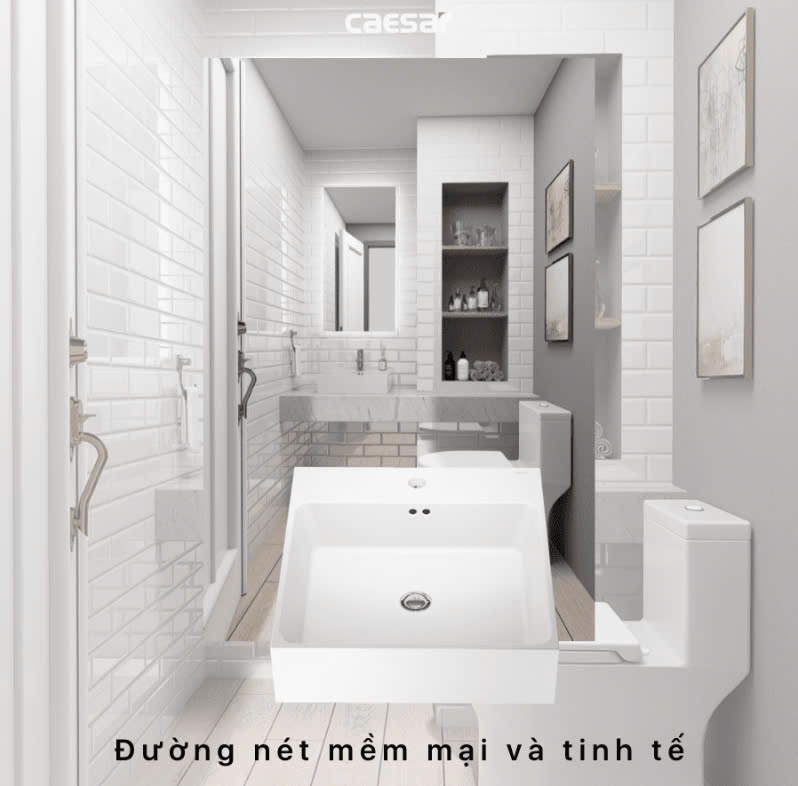 Chậu rửa Lavabo đặt bàn Caesar LF5261