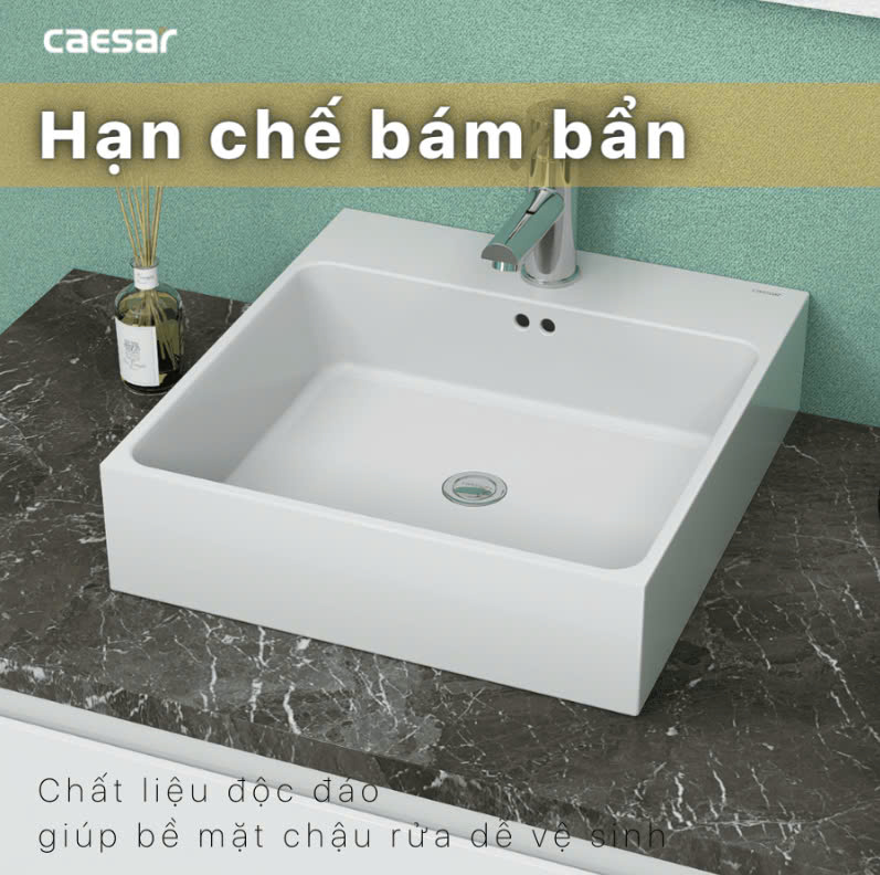 Chậu rửa Lavabo đặt bàn Caesar LF5261