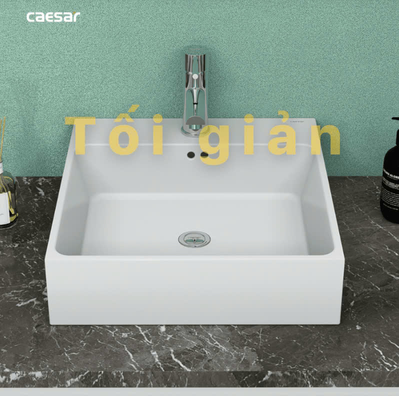 Chậu rửa Lavabo đặt bàn Caesar LF5261