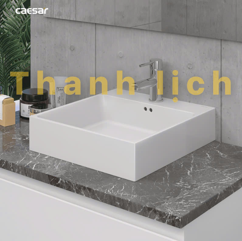 Chậu rửa Lavabo đặt bàn Caesar LF5261
