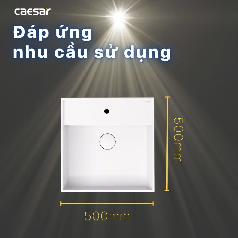 Chậu rửa Lavabo đặt bàn Caesar LF5380