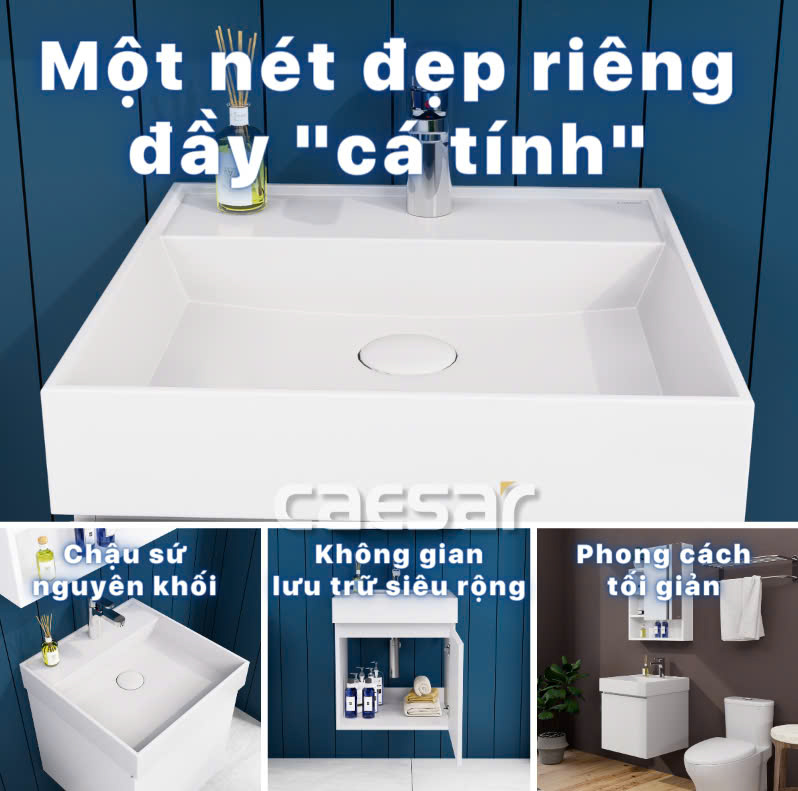 Chậu rửa Lavabo đặt bàn Caesar LF5380