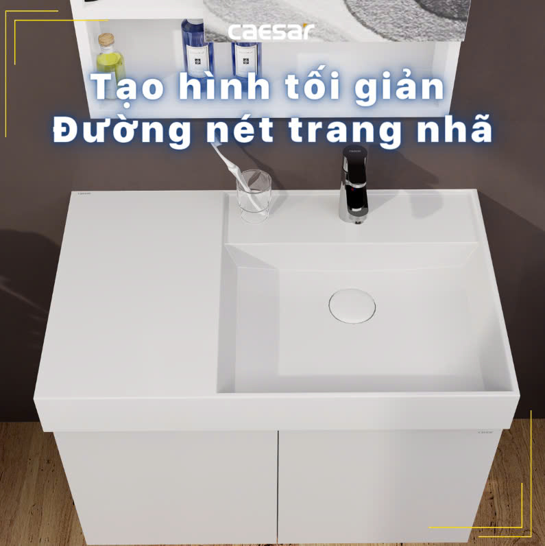 Chậu rửa Lavabo đặt bàn Caesar LF5384