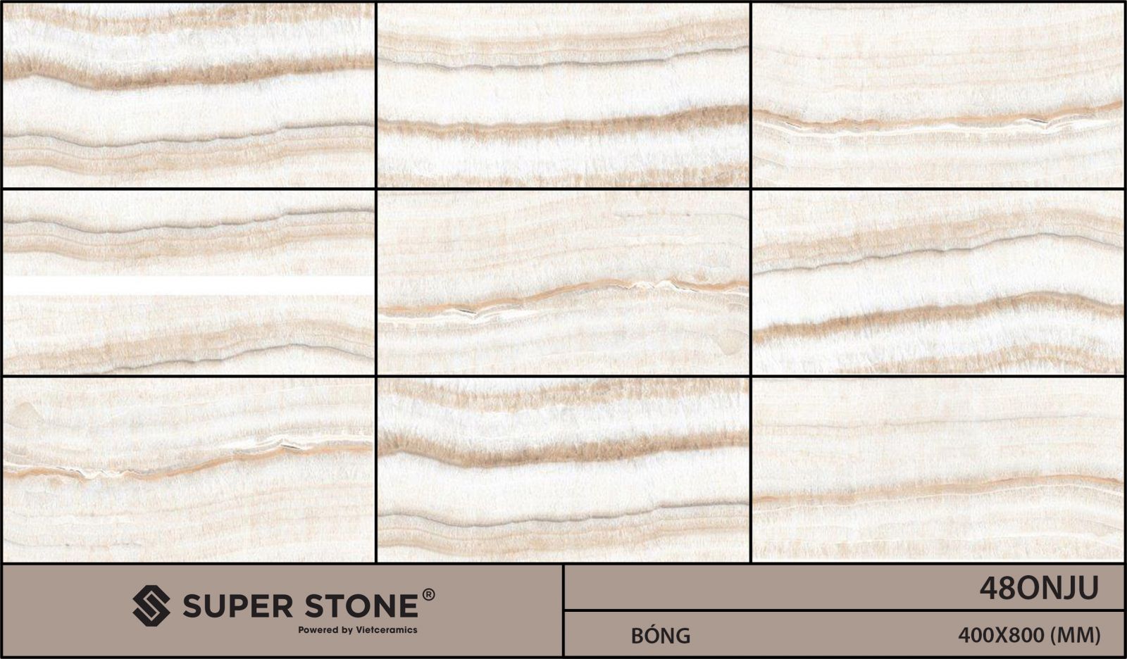 Gạch ốp lát 400x800 Ấn Độ 48ONJU